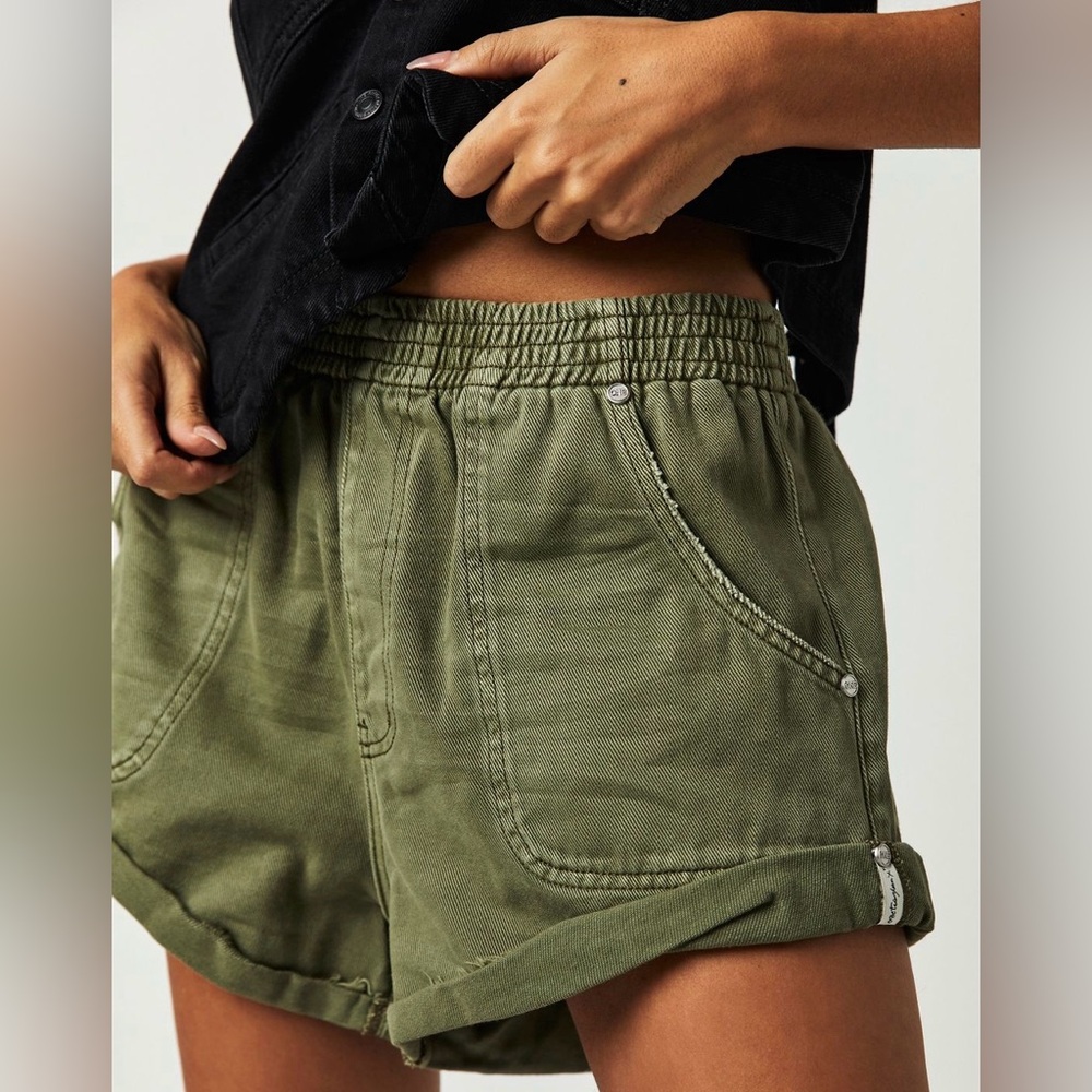 One Teaspoon Bandits Low Waist Denim Shorts